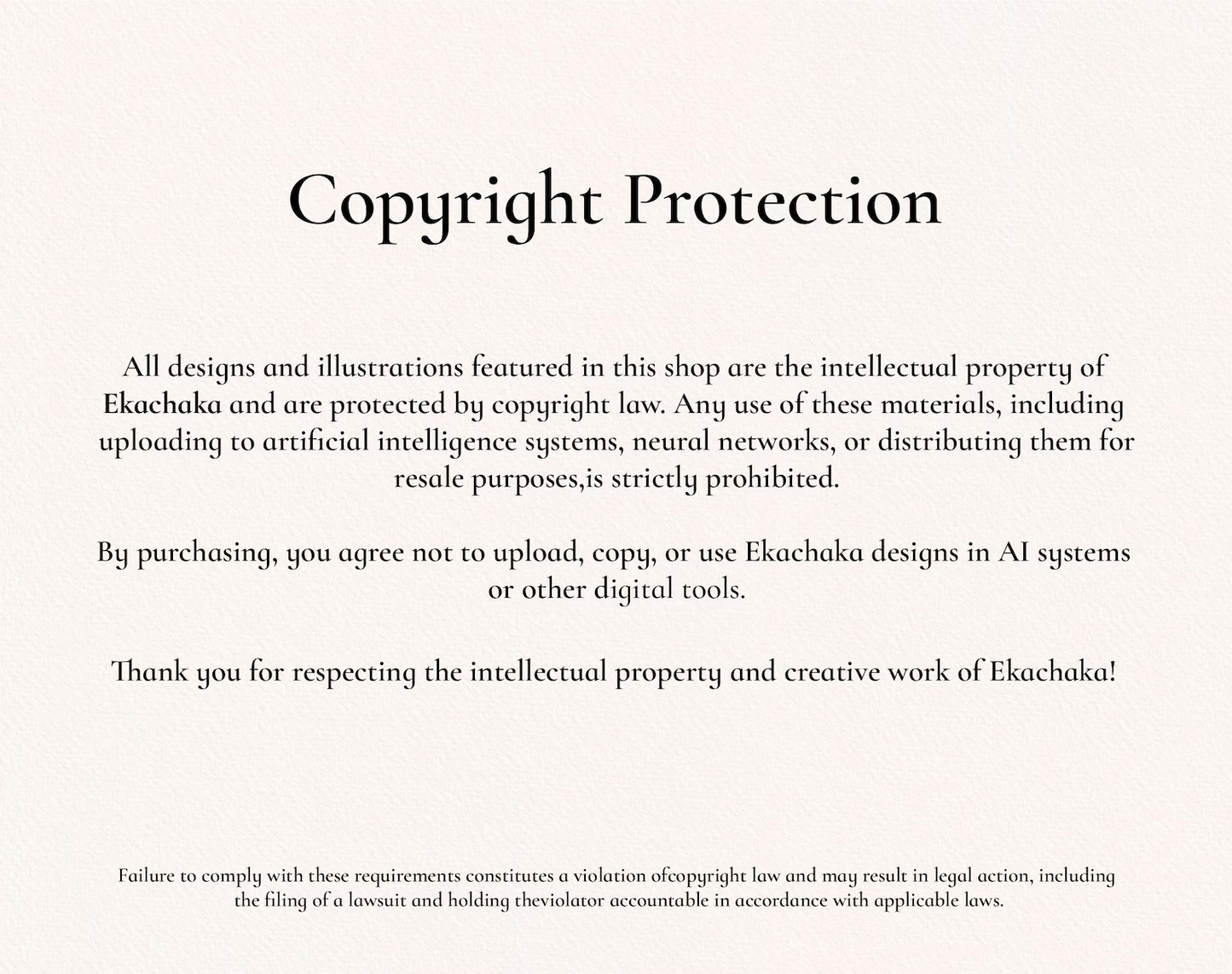 Copyright Protection Text