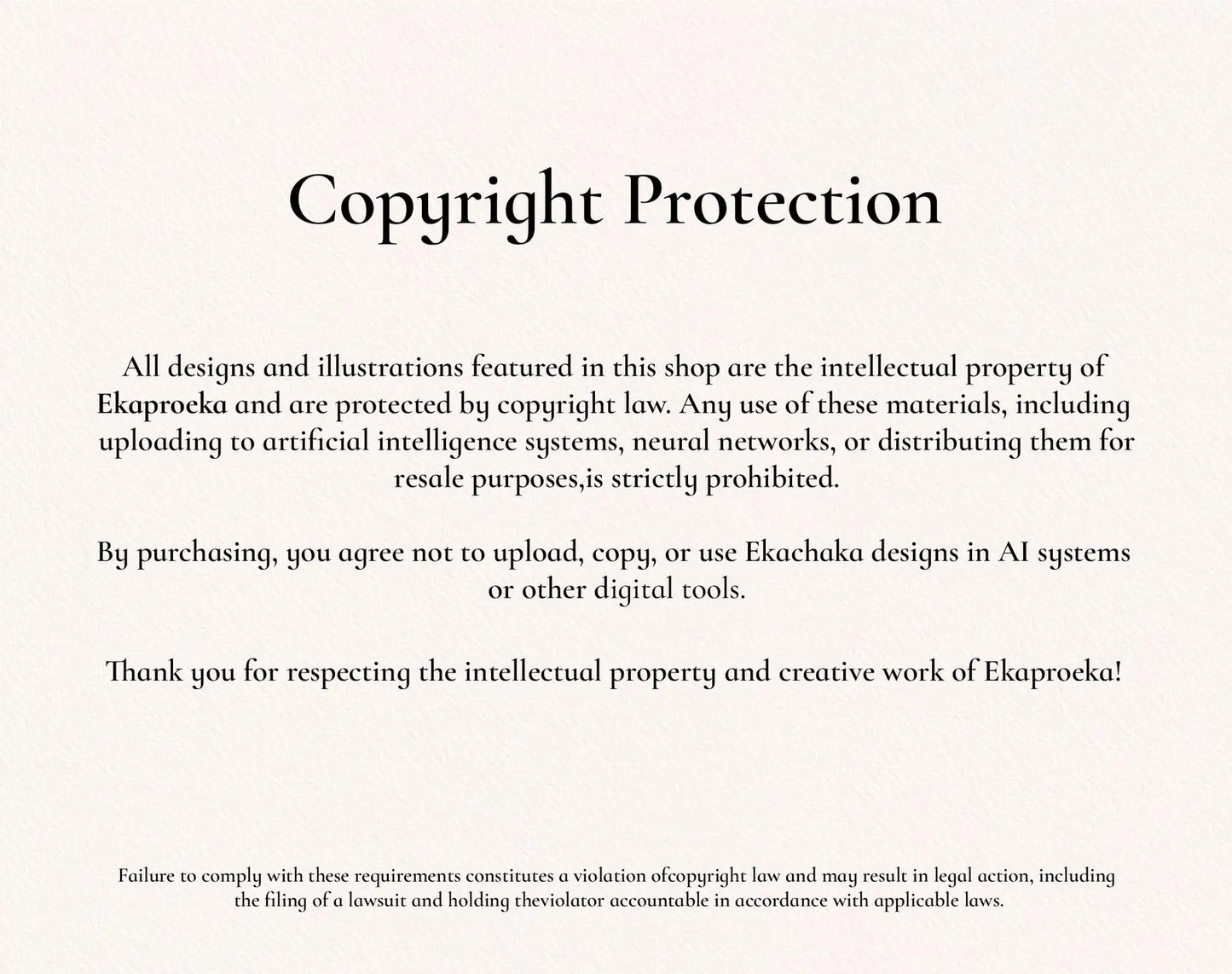 Copyright Protection Text