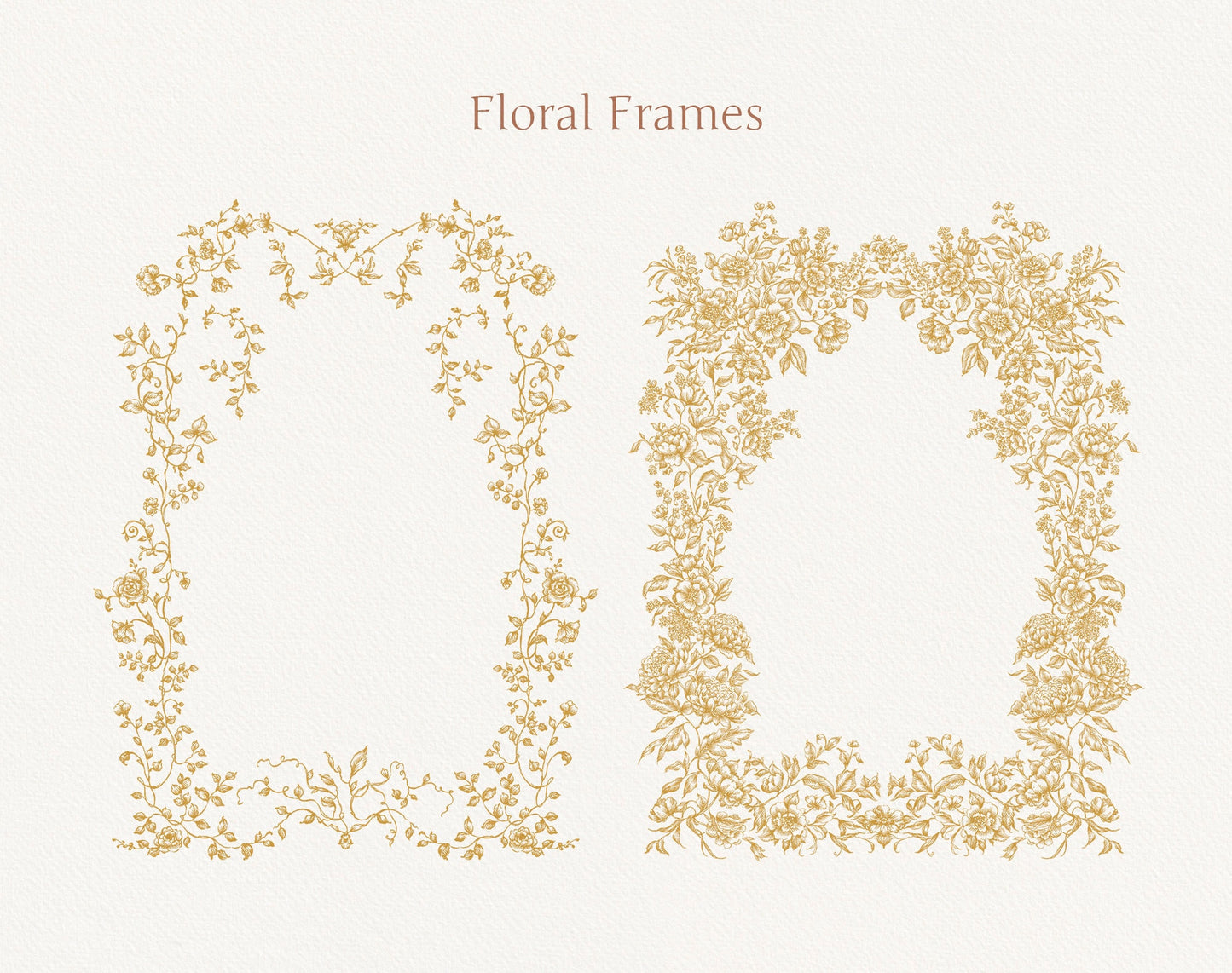 Autumn Flower Gold