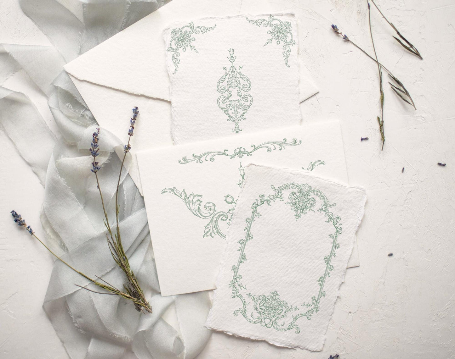 Baroque Frame Green