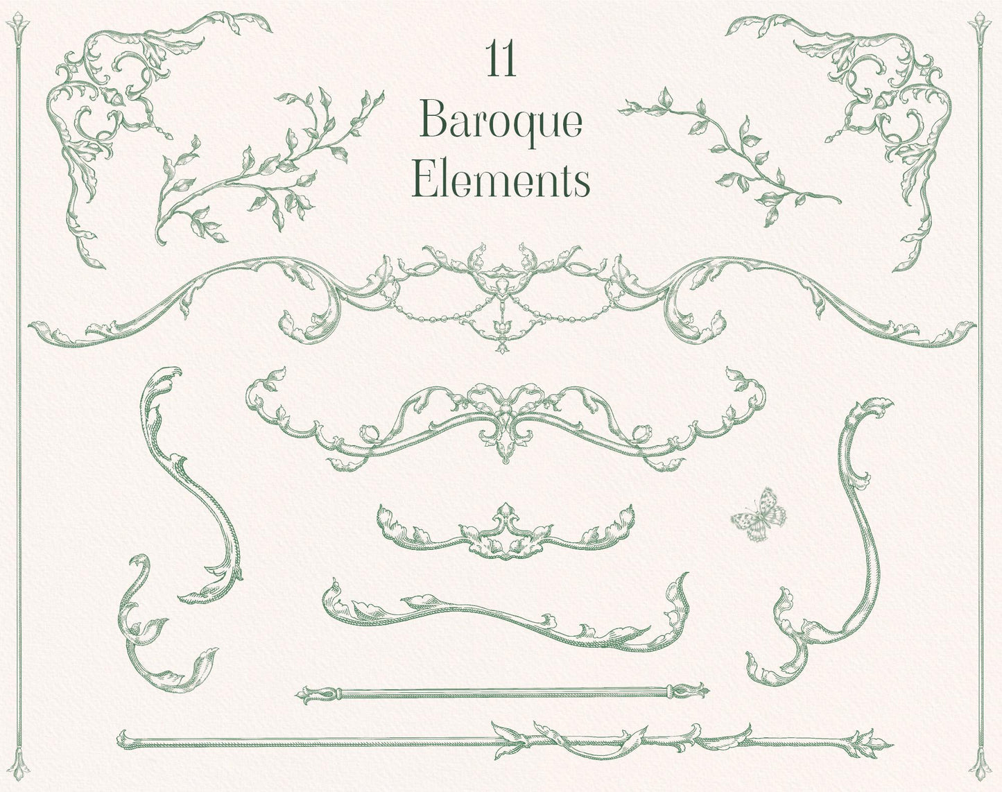 Elegant Crest Green