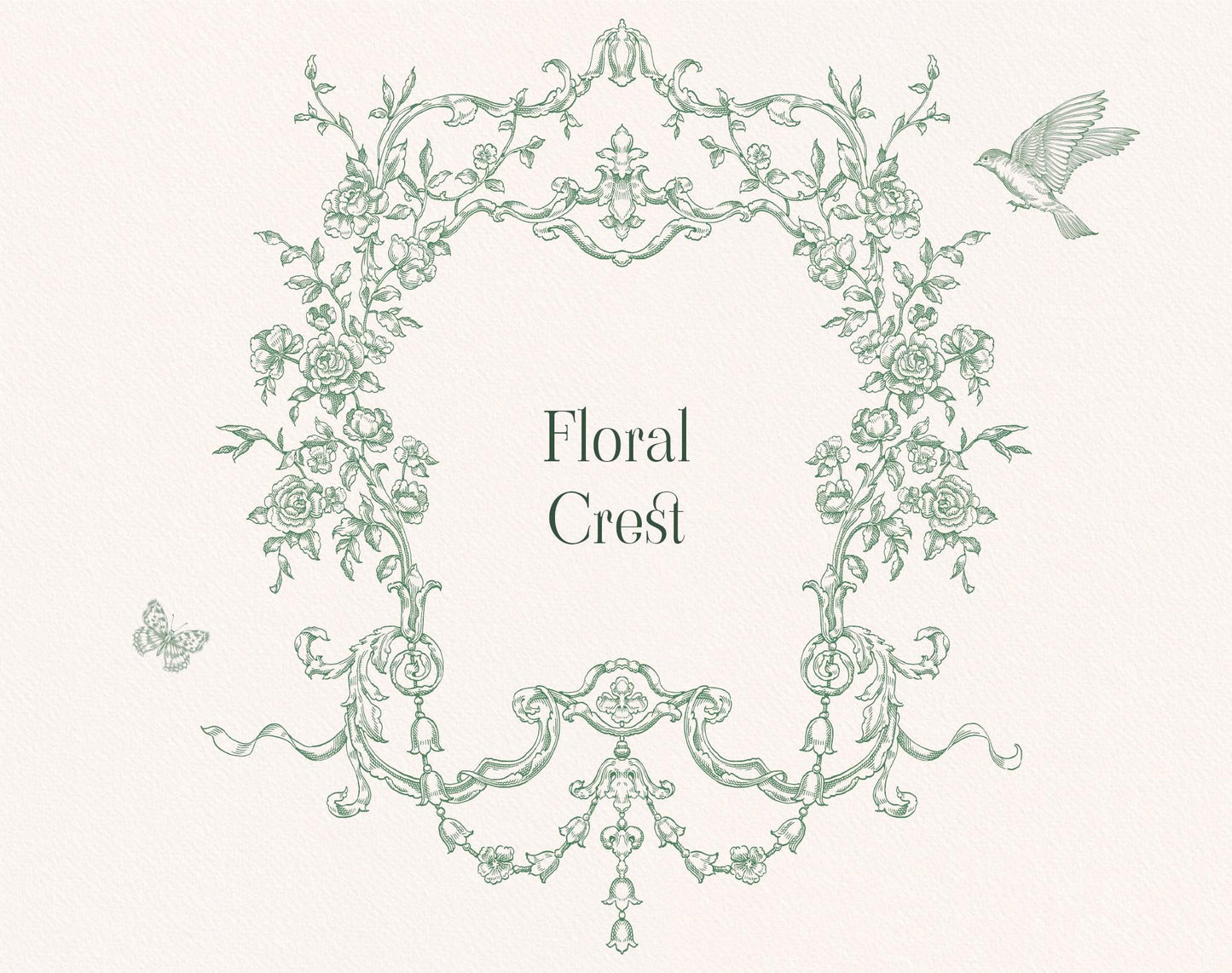 Elegant Crest Green