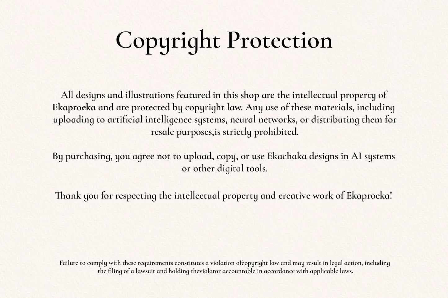 Copyright Protection Text 