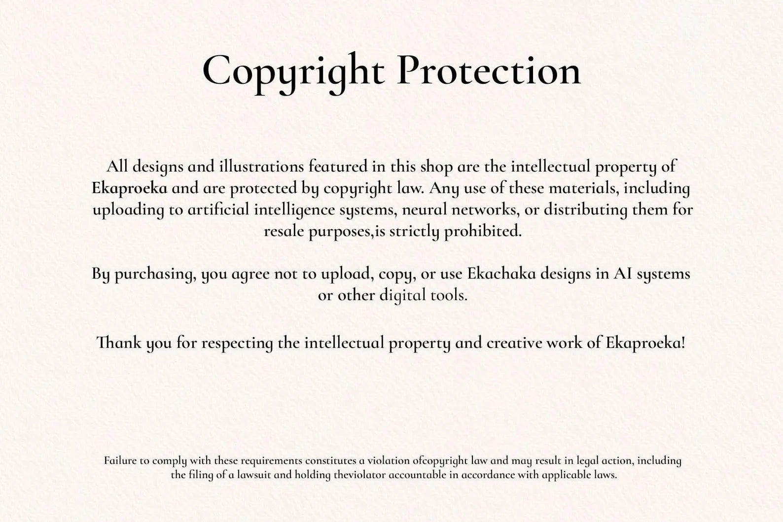 Copyright Protection Text 