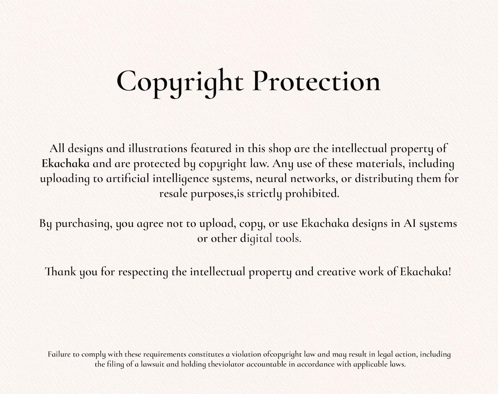 Copyright Protection Text