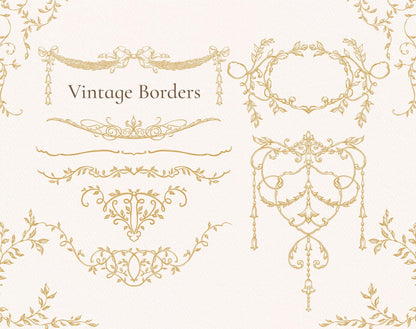 Ornella Gold various border elements