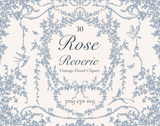 Rose Reverie Blue