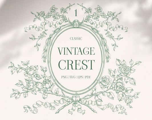 Vintage Crest Green