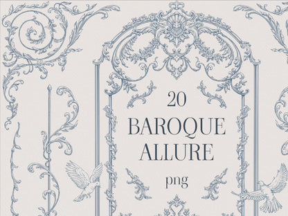 Baroque Allure Blue