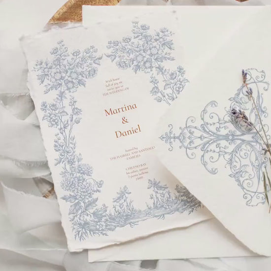 Video: browse all 19 Floral Aesthetics Blue clip-art elements in action