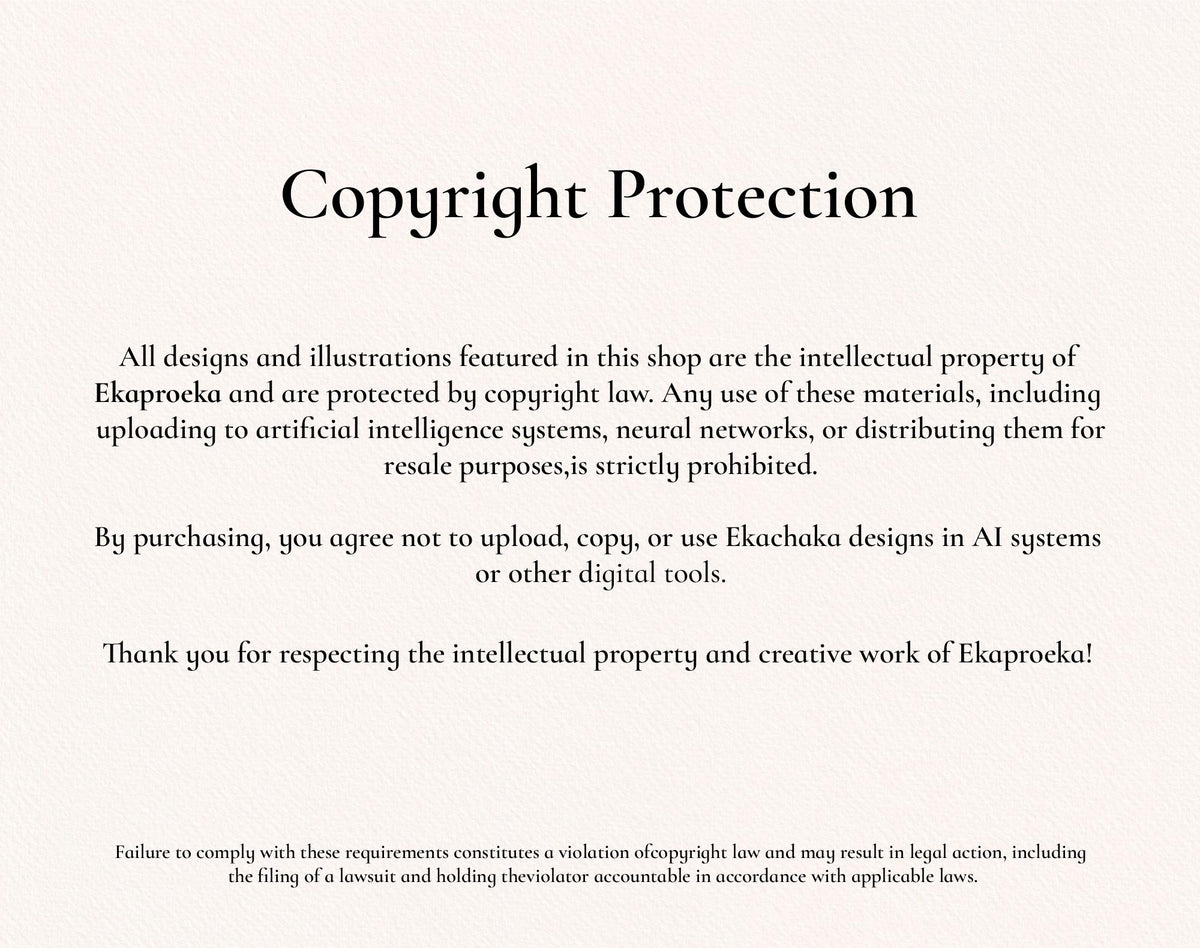 Copyright protection notice on a plain light background.