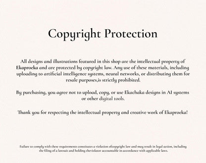 Copyright protection notice on a plain light background.